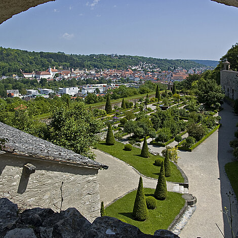 Bastionsgarten auf der Willibaldsburg