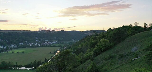 Blick über den Frauenberg bei Eichstätt