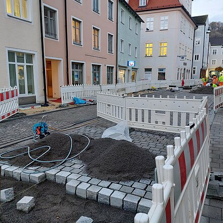 Baustelle Pfahlstrasse