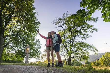 Wanderer am Frauenberg Eichstätt