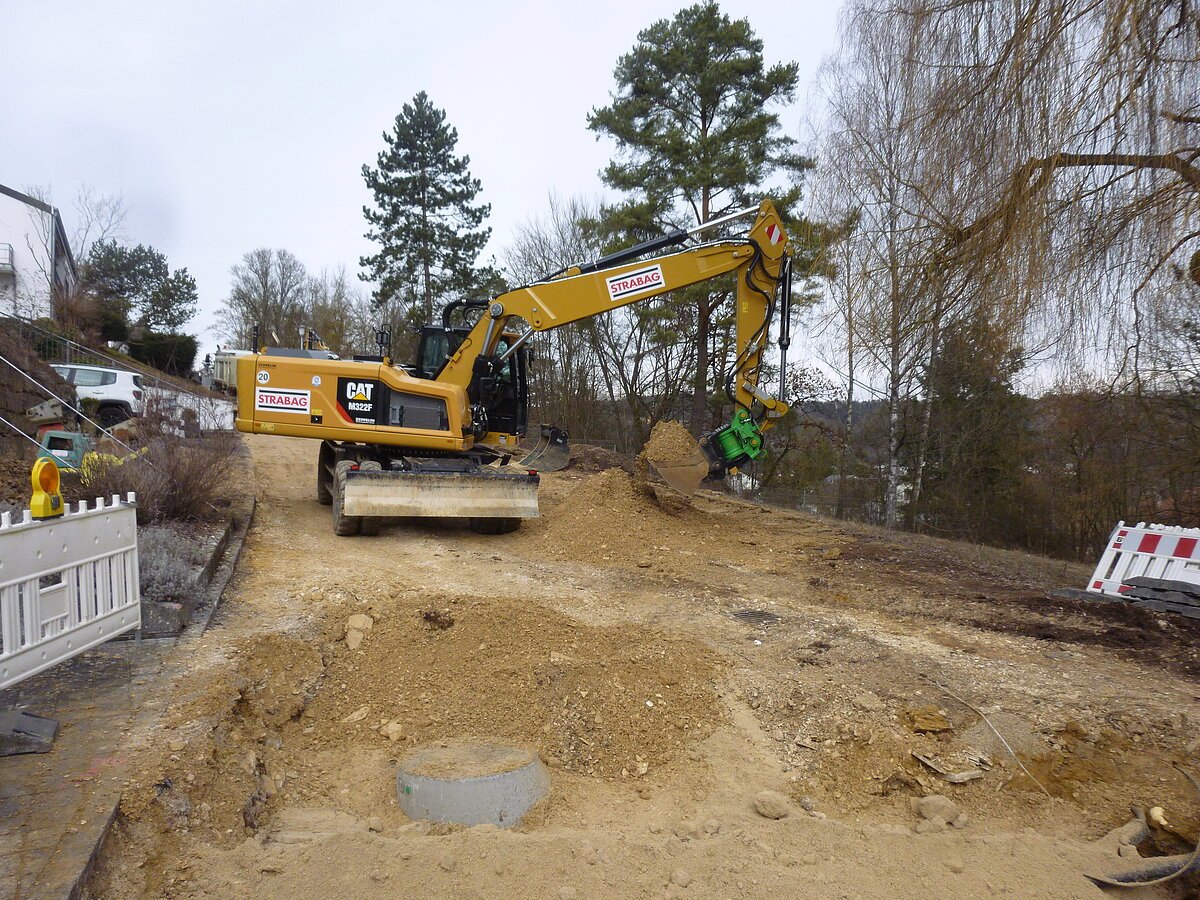 Baustelle am Wald
