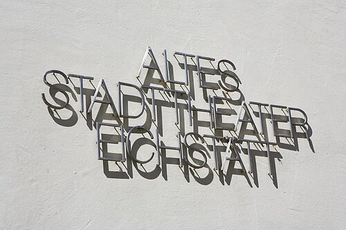 Schriftzug Altes Stadtteather Eichstätt